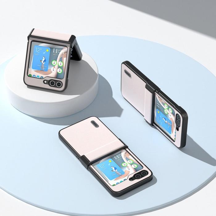 ABEEL - ABEEL Samsung Galaxy Z Flip7 FE / Z Flip6 5G Mobilskal Vit