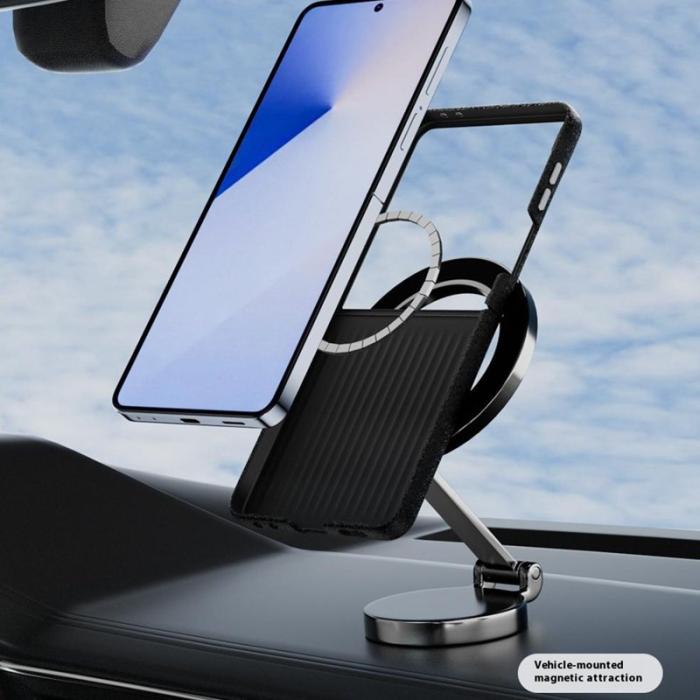 ABEEL - ABEEL Samsung Galaxy Z Flip7 Fodral MagSafe Krokodilkaffe