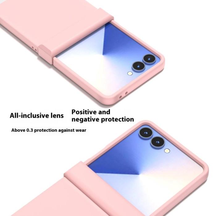 ABEEL - ABEEL Samsung Galaxy Z Flip7 Fodral Skin Feel PC - Rosa