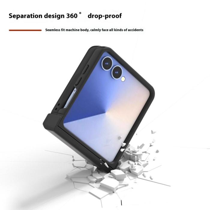 ABEEL - ABEEL Samsung Galaxy Z Flip7 Fodral Skin Feel PC - Svart