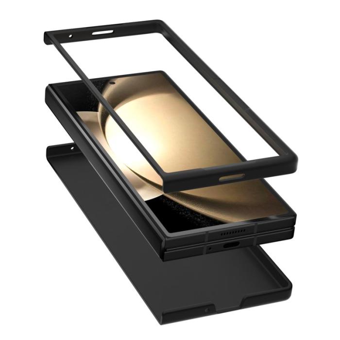 ABEEL - ABEEL Samsung Galaxy Z Fold6 5G Skal Äkta Läder - Midnattsgrön