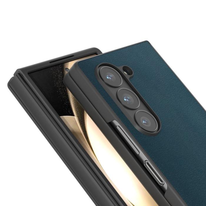 ABEEL - ABEEL Samsung Galaxy Z Fold6 5G Skal i Äkta Läder - Grön