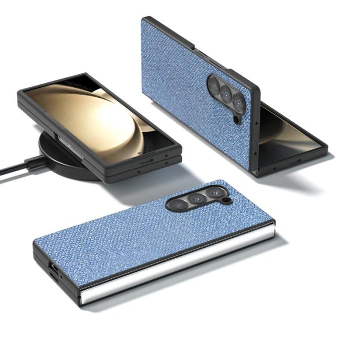 ABEEL - ABEEL Samsung Galaxy Z Fold6 5G Skal Rhinestone Blå