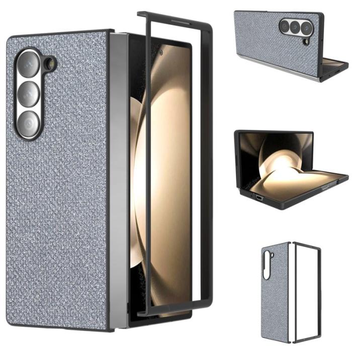 ABEEL - ABEEL Samsung Galaxy Z Fold6 5G Skal Rhinestone Grå