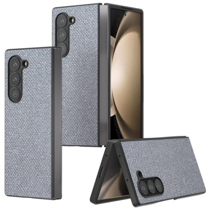 ABEEL - ABEEL Samsung Galaxy Z Fold6 5G Skal Rhinestone Grå