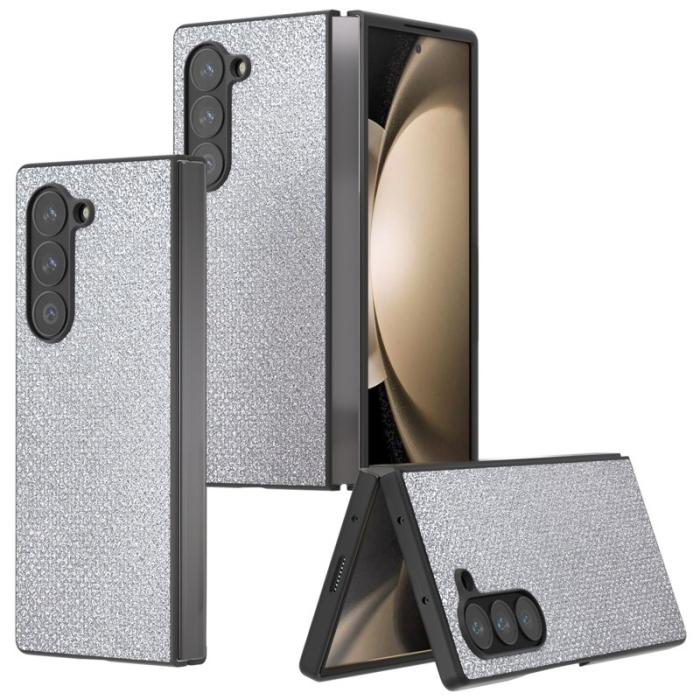ABEEL - ABEEL Samsung Galaxy Z Fold6 5G Skal Rhinestone Silver