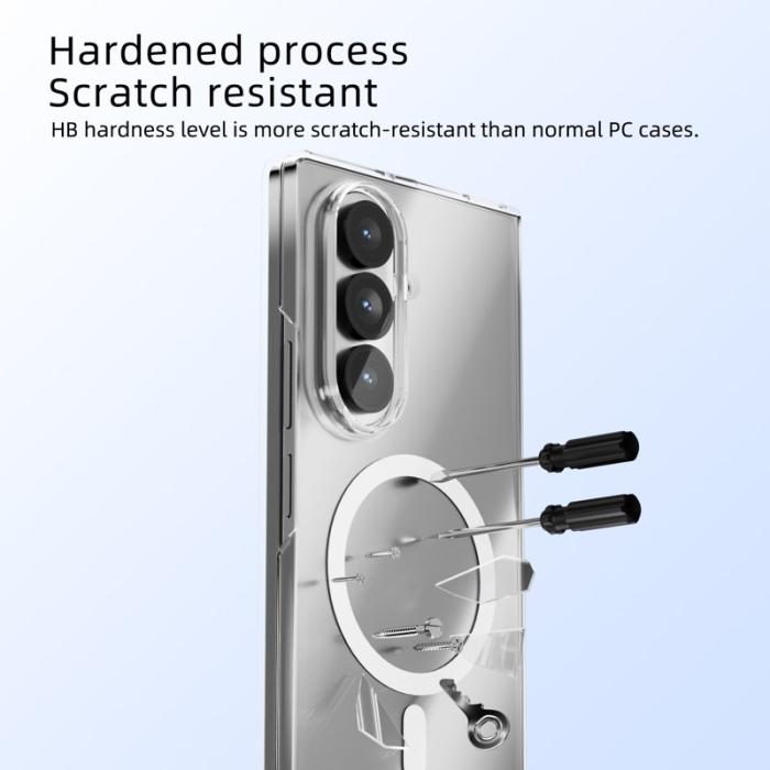 ABEEL - ABEEL Samsung Galaxy Z Fold7 5G Skal Klar PC Anti-Rip Skydd