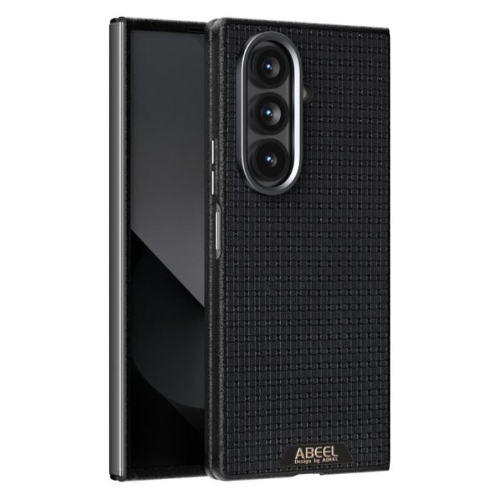 ABEEL - ABEEL Samsung Galaxy Z Fold7 5G Skal MagSafe Texturerad Svart