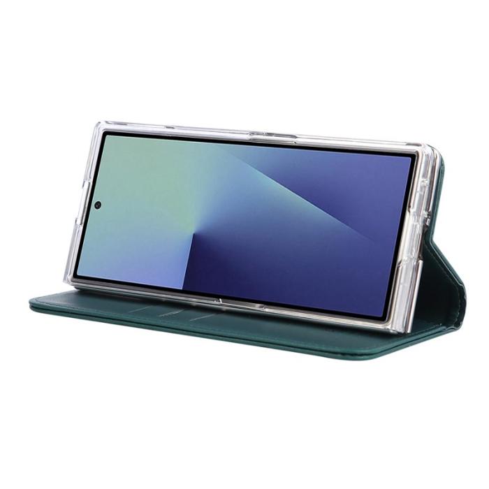 ABEEL - ABEEL Samsung Galaxy Z Fold7 Fodral RFID Blocker Läder Grön