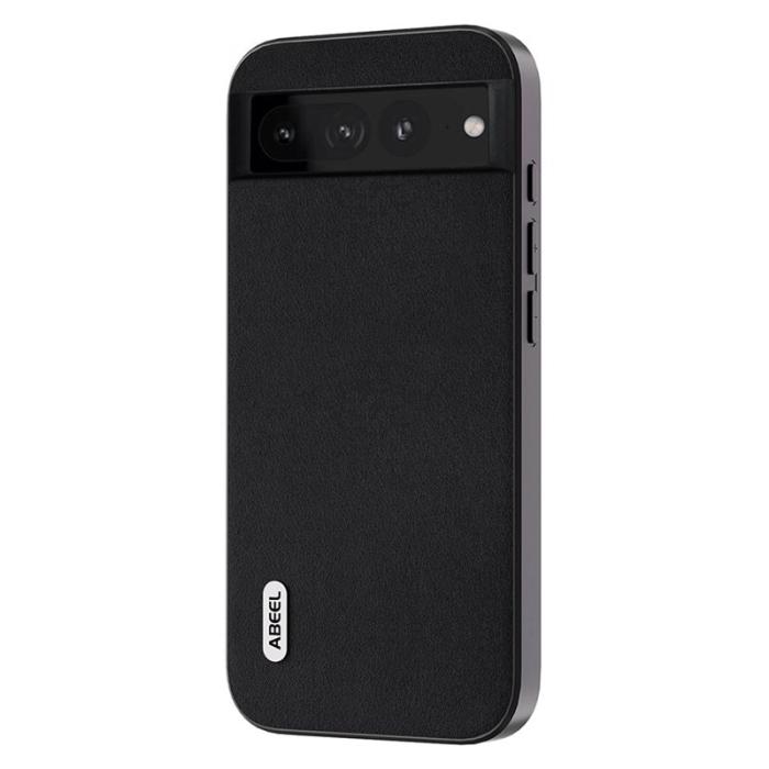 ABEEL - ABEEL Shockproof Case Google Pixel 8 Pro Nappa Textur Svart