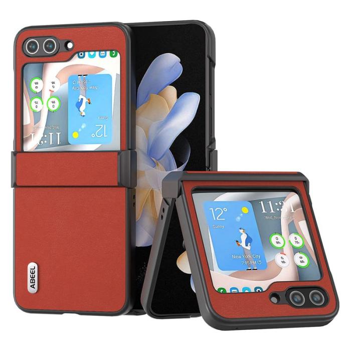ABEEL - ABEEL Shockproof Case Samsung Galaxy Z Flip5 5G Röd Fodral