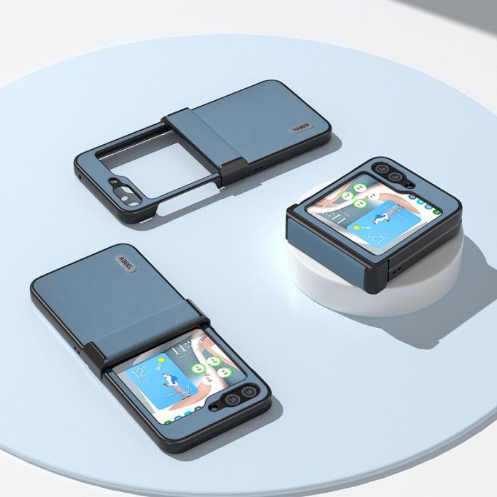 ABEEL - ABEEL Shockproof Case Samsung Galaxy Z Flip5 Fodral Blå