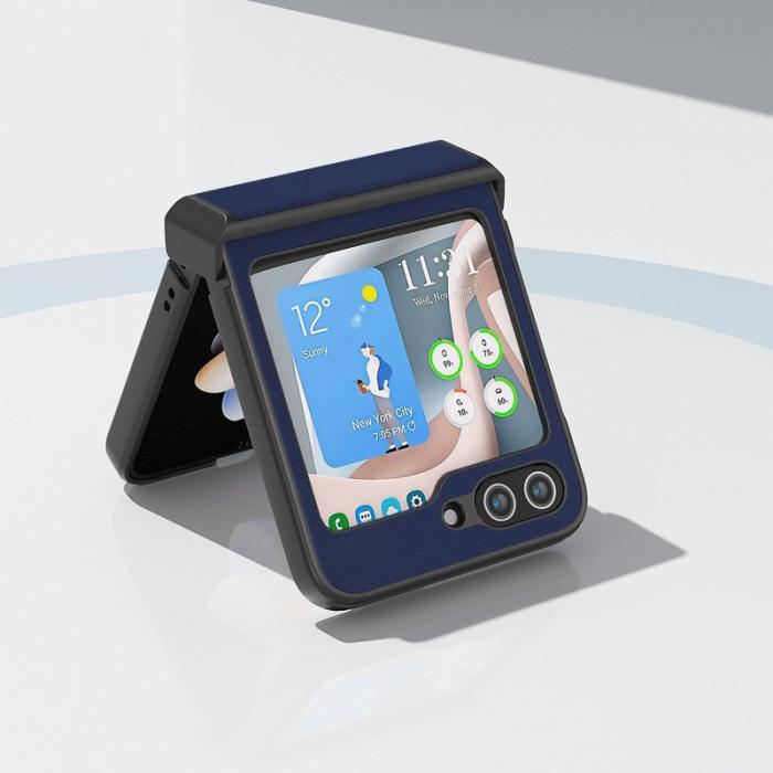 ABEEL - ABEEL Shockproof Case Samsung Galaxy Z Flip5 Fodral Mörkblå