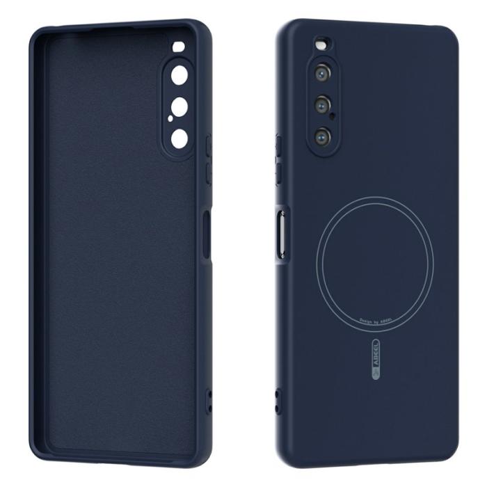 ABEEL - ABEEL Sony Xperia 10 V Skal MagSafe Liquid Silicone Mörkblå