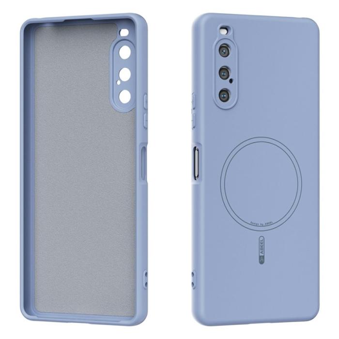 ABEEL - ABEEL Sony Xperia 10 V Skal MagSafe Sky Blue Liquid Silicone