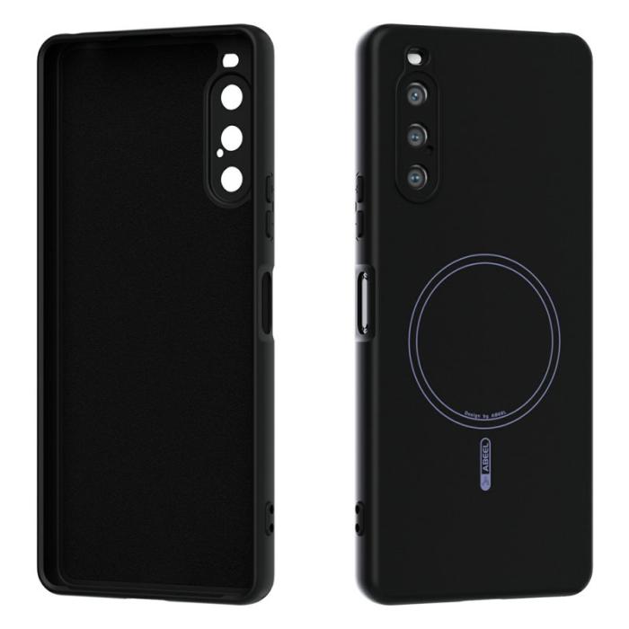 ABEEL - ABEEL Sony Xperia 10 V Skal MagSafe Svart Liquid Silicone