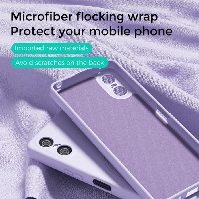 ABEEL - ABEEL Sony Xperia 10 VI Skal MagSafe Lila Liquid Silicone