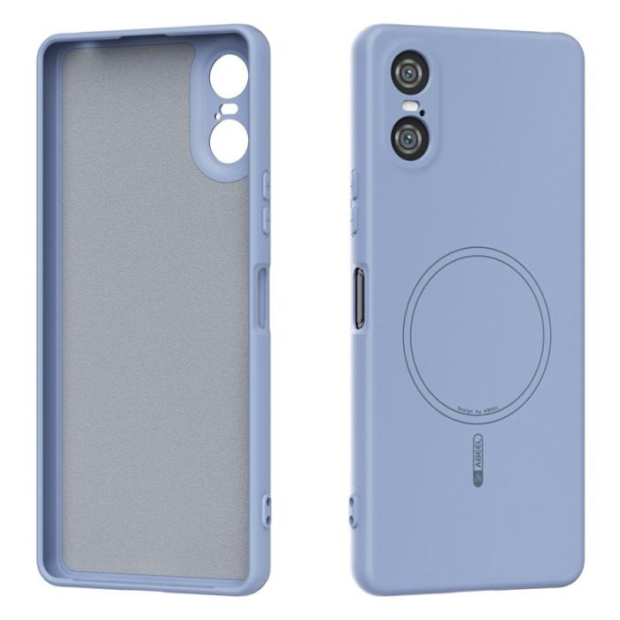 ABEEL - ABEEL Sony Xperia 10 VI Skal MagSafe Sky Blue Liquid Silicone