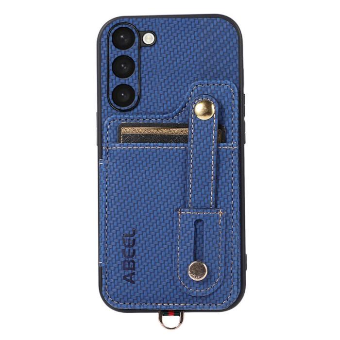 ABEEL - ABEEL Style 01 Fodral för Samsung Galaxy S23+ Blå Carbon Fiber