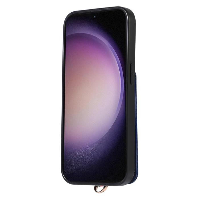 ABEEL - ABEEL Style 01 Fodral för Samsung Galaxy S23 - Brunt Carbon Fiber