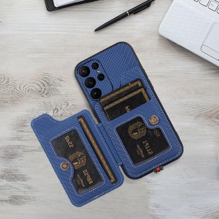 ABEEL - ABEEL Style 01 Fodral för Samsung Galaxy S23 Ultra Blå