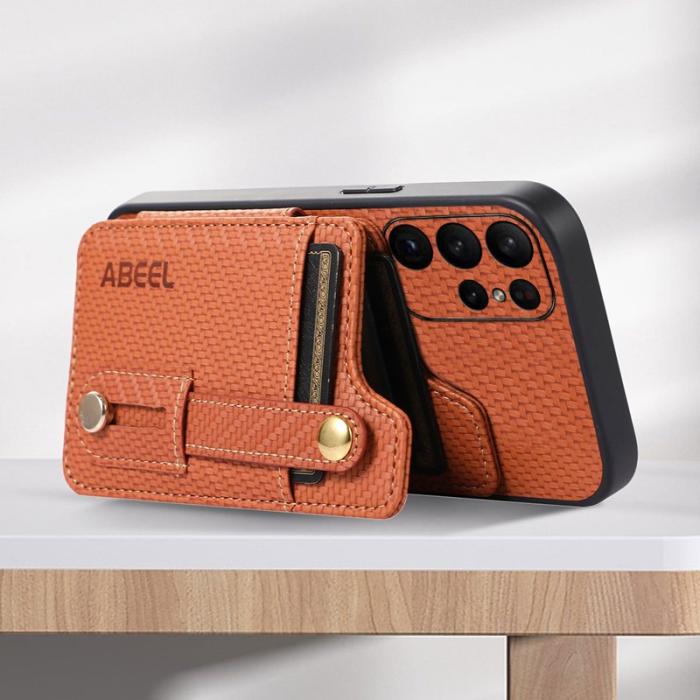 ABEEL - ABEEL Style 01 Fodral för Samsung Galaxy S23 Ultra - Brun