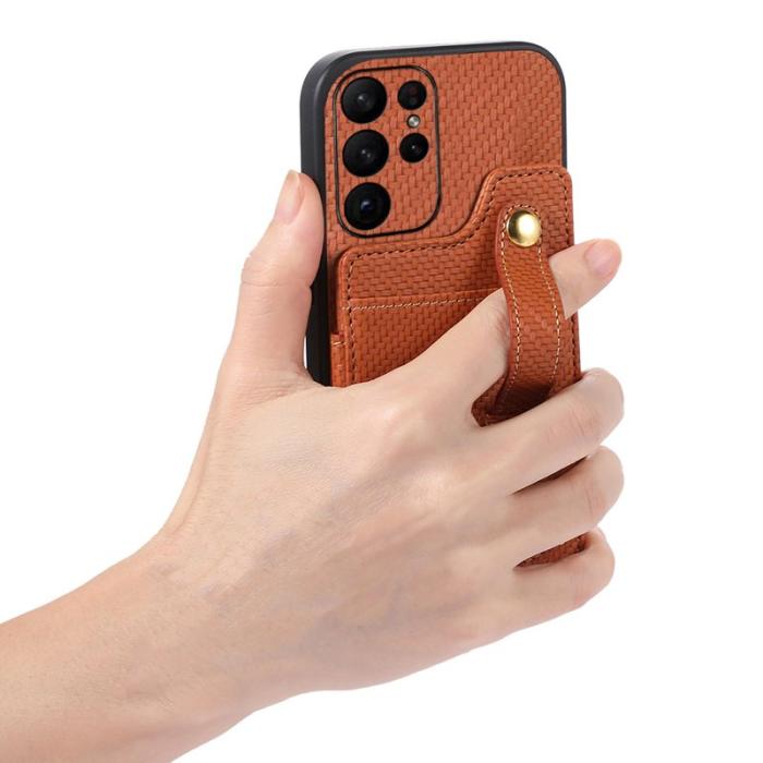 ABEEL - ABEEL Style 01 Fodral för Samsung Galaxy S23 Ultra - Brun