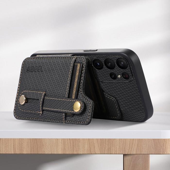 ABEEL - ABEEL Style 01 Fodral för Samsung Galaxy S23 Ultra - Svart