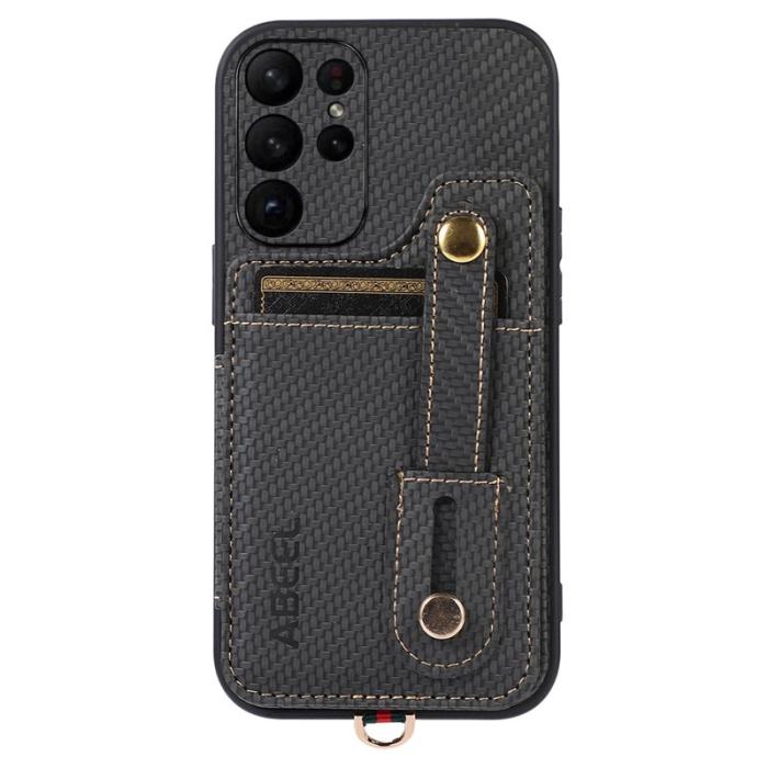 ABEEL - ABEEL Style 01 Fodral för Samsung Galaxy S23 Ultra - Svart