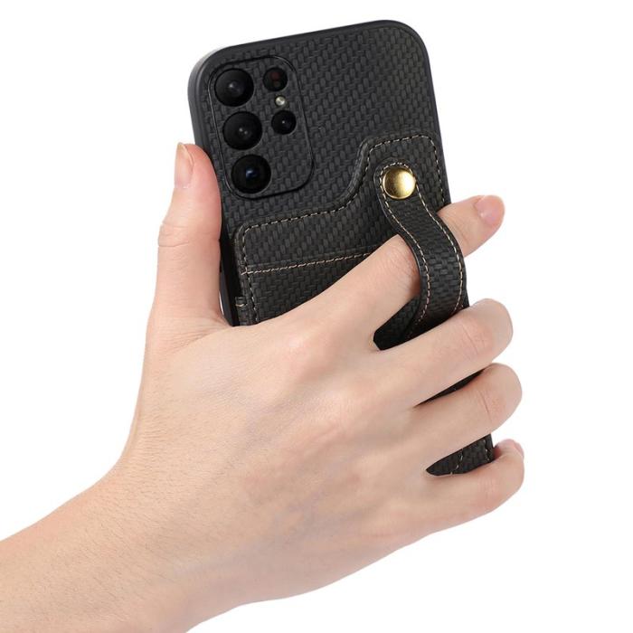 ABEEL - ABEEL Style 01 Fodral för Samsung Galaxy S23 Ultra - Svart