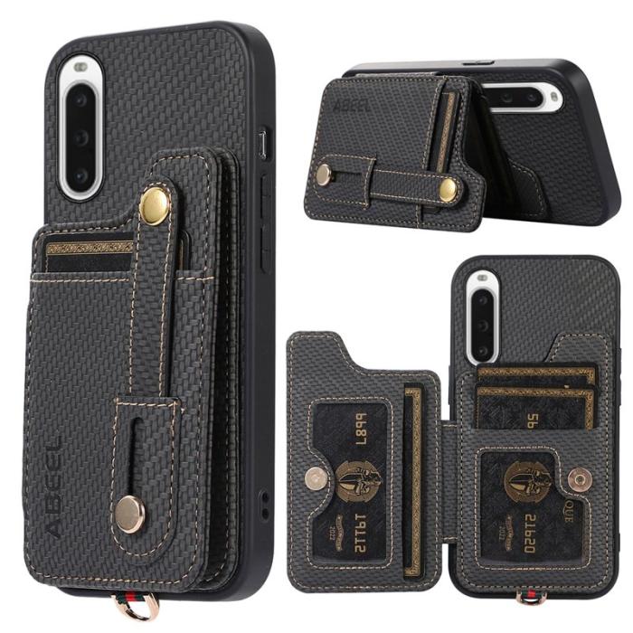 ABEEL - ABEEL Style 01 Fodral för Sony Xperia 10 V - Svart