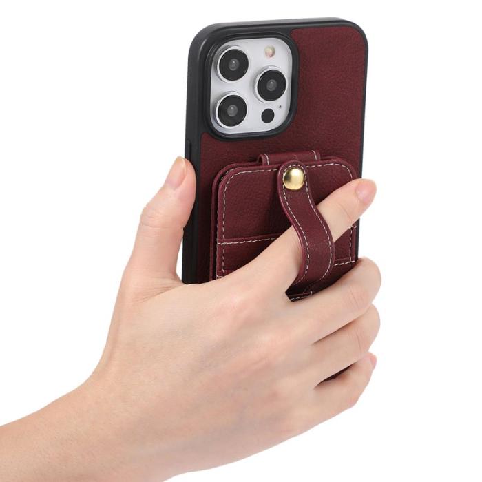 ABEEL - ABEEL Style 02 iPhone 15 Plus Skal Bump Proof Purplish Red