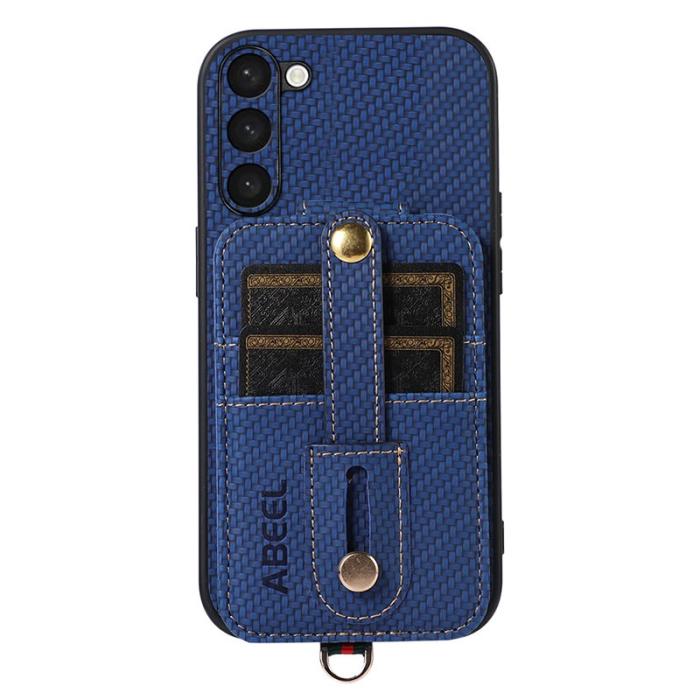 ABEEL - ABEEL Style 02 Skal för Samsung Galaxy S23 - Blå Carbonfiber