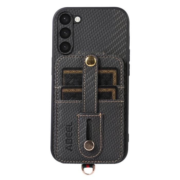 ABEEL - ABEEL Style 02 Skal för Samsung Galaxy S23 - Svart Carbonfiber
