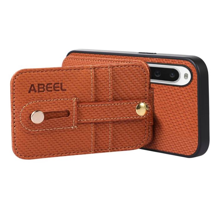 ABEEL - ABEEL Style 02 Skal för Sony Xperia 10 V - Brun Carbonfiber