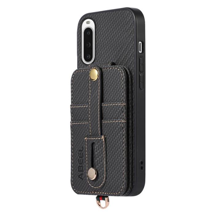 ABEEL - ABEEL Style 02 Skal för Sony Xperia 10 V - Svart Carbonfiber