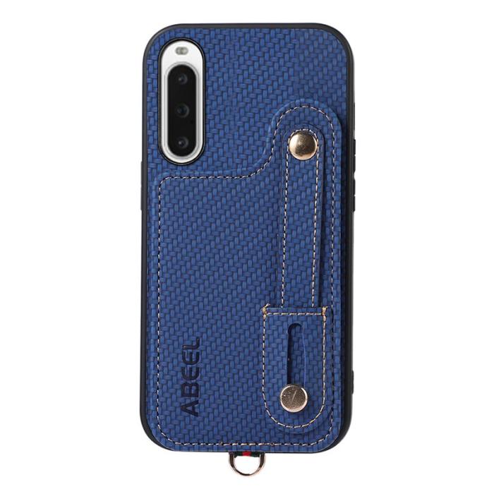 ABEEL - ABEEL Style 03 Kickstand Cover Sony Xperia 10 V Blå
