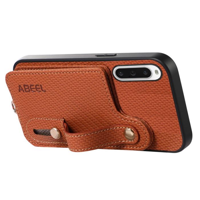 ABEEL - ABEEL Style 03 Kickstand Cover Sony Xperia 10 V Fodral Brun