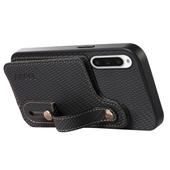 ABEEL - ABEEL Style 03 Kickstand Cover Sony Xperia 10 V Fodral Svart