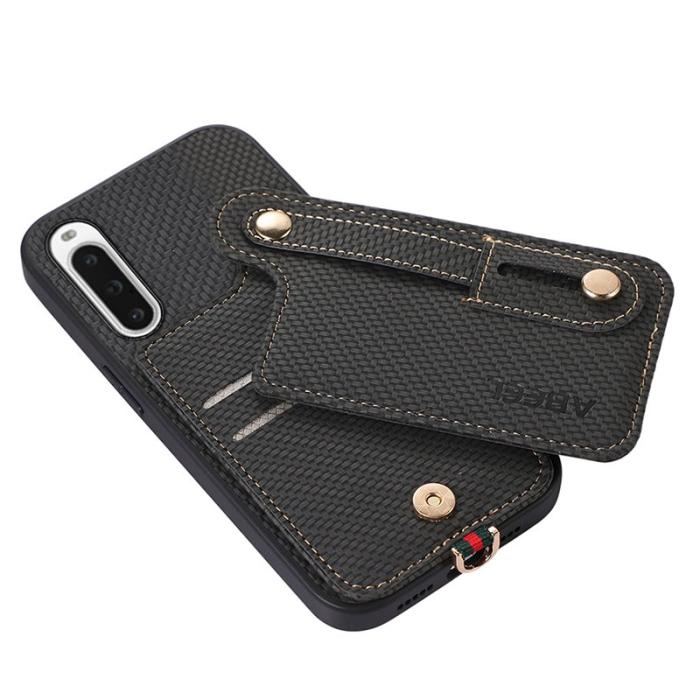 ABEEL - ABEEL Style 03 Kickstand Cover Sony Xperia 10 V Fodral Svart