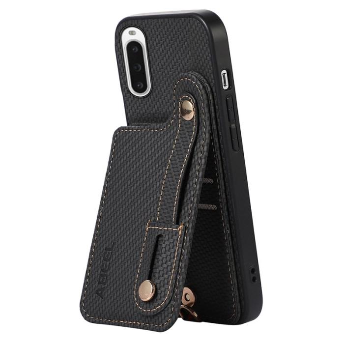 ABEEL - ABEEL Style 03 Kickstand Cover Sony Xperia 10 V Fodral Svart