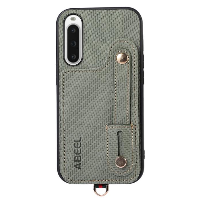 ABEEL - ABEEL Style 03 Kickstand Cover Sony Xperia 10 V Grön
