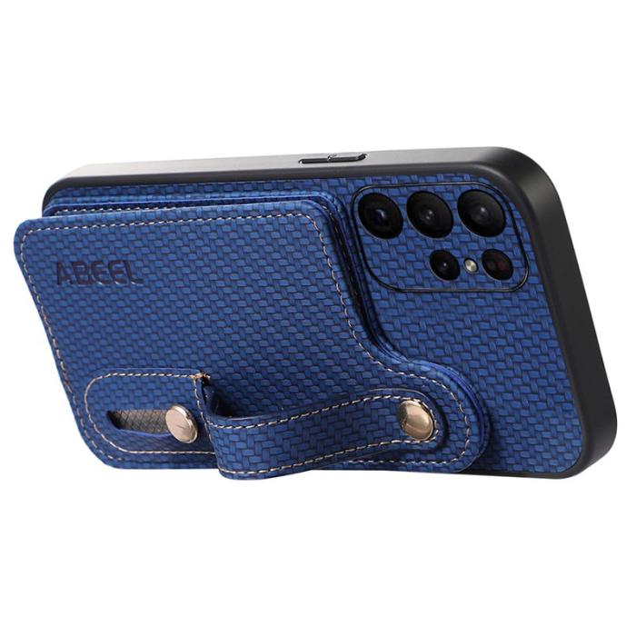 ABEEL - ABEEL Style 03 Kickstand Fodral för Samsung Galaxy S23 Ultra Blå