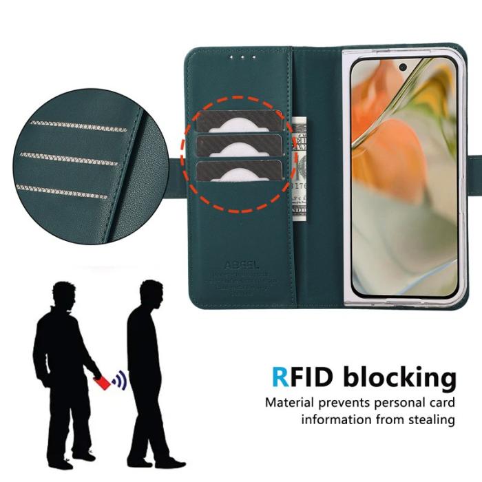 ABEEL - ABEEL Style A02 Fodral för Google Pixel 9 Pro 5G - Grön