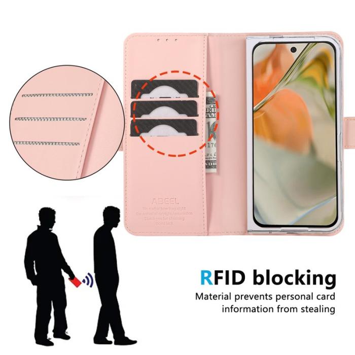 ABEEL - ABEEL Style A02 Fodral för Google Pixel 9 Pro 5G - Rosa