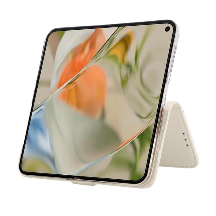 ABEEL - ABEEL Style A02 Fodral för Google Pixel 9 Pro Fold 5G - Vit