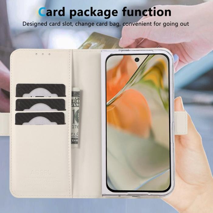 ABEEL - ABEEL Style A02 Fodral för Google Pixel 9 Pro Fold 5G - Vit
