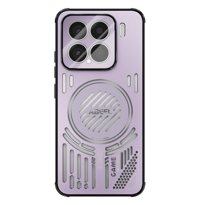 ABEEL - ABEEL Xiaomi 15 Magnetiskt Fodral Aluminium + PC + TPU - Rosa Lila
