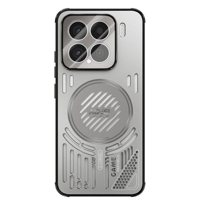ABEEL - ABEEL Xiaomi 15 Magnetiskt Fodral Aluminium + PC + TPU - Titan Grå