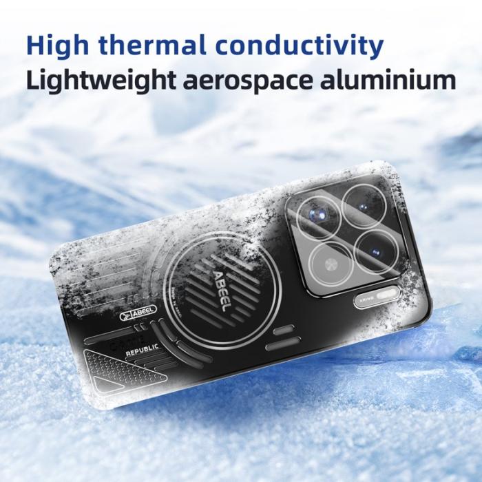 ABEEL - ABEEL Xiaomi 15 Pro Magnetiskt Fodral Aluminium + TPU - Blå